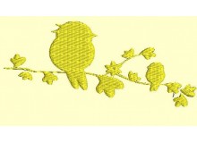 Stickmuster - Frühlingsgezwitscher 4